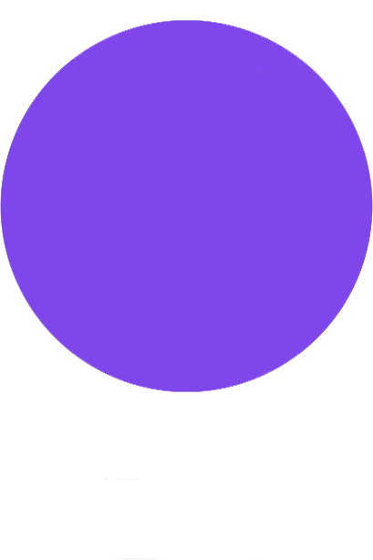 A purple circle